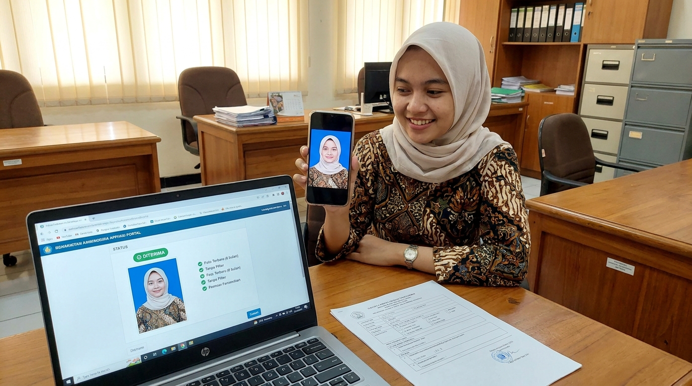 Supporting image showing the final accepted-looking result described in "Hal-hal yang Perlu Dihindari".