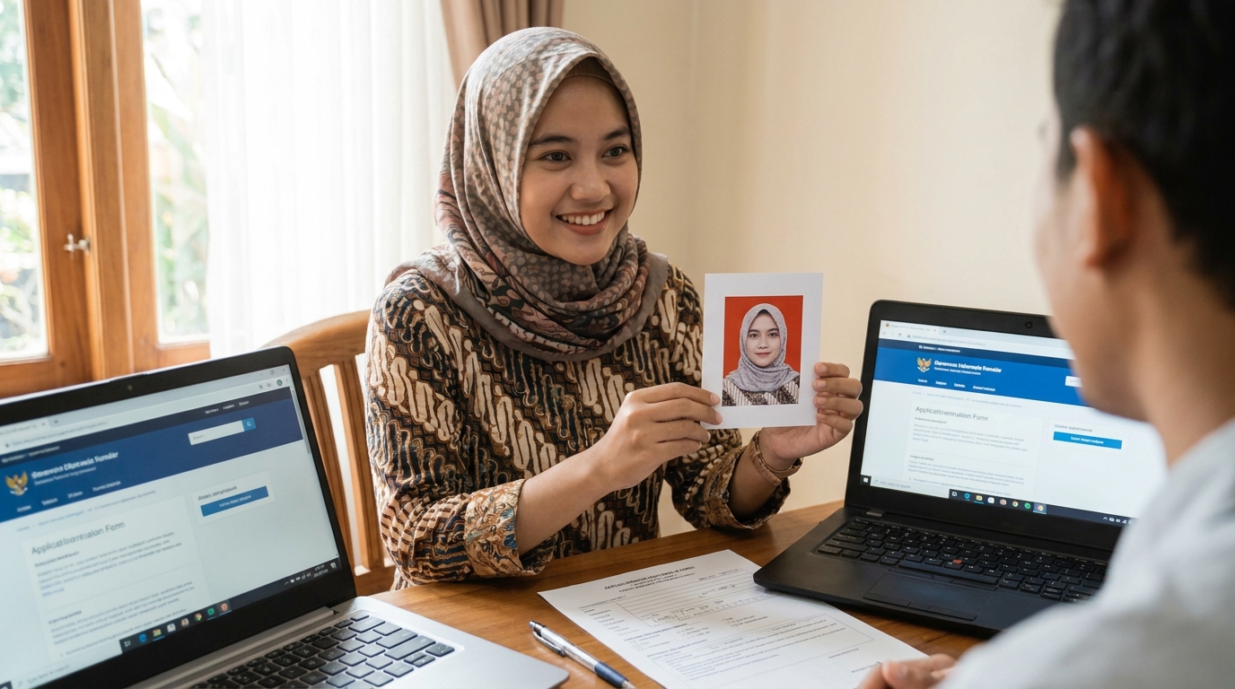 Supporting image showing the final accepted-looking result for wajah 80 persen pas foto.