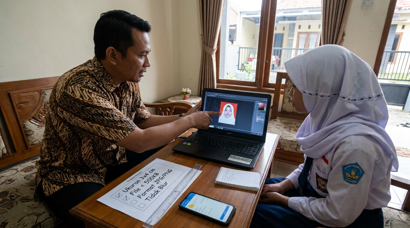 Supporting image that visualizes the requirements, checklist, or technical standards from "Ukuran dan Spesifikasi File Digital".