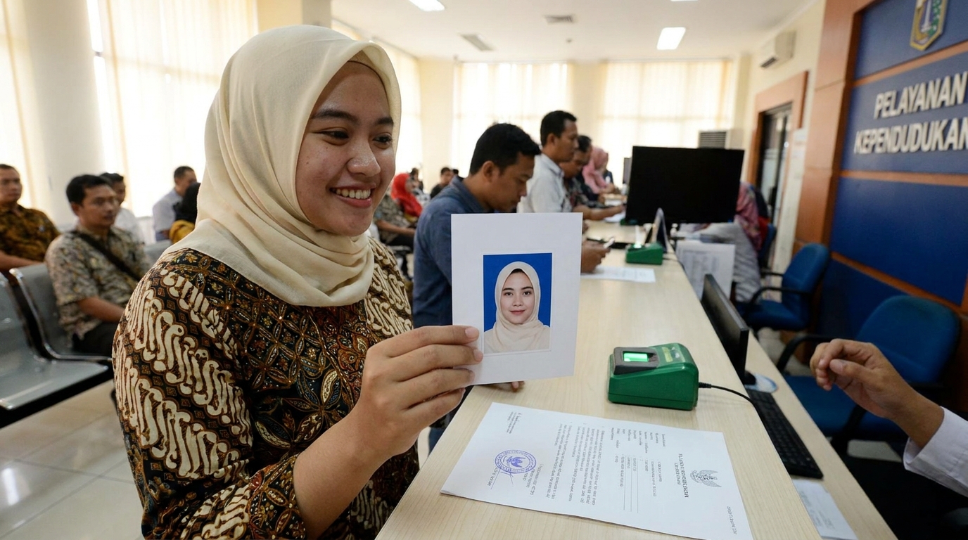 Supporting image showing the final accepted-looking result described in "Menjaga Integritas Data Biometrik".