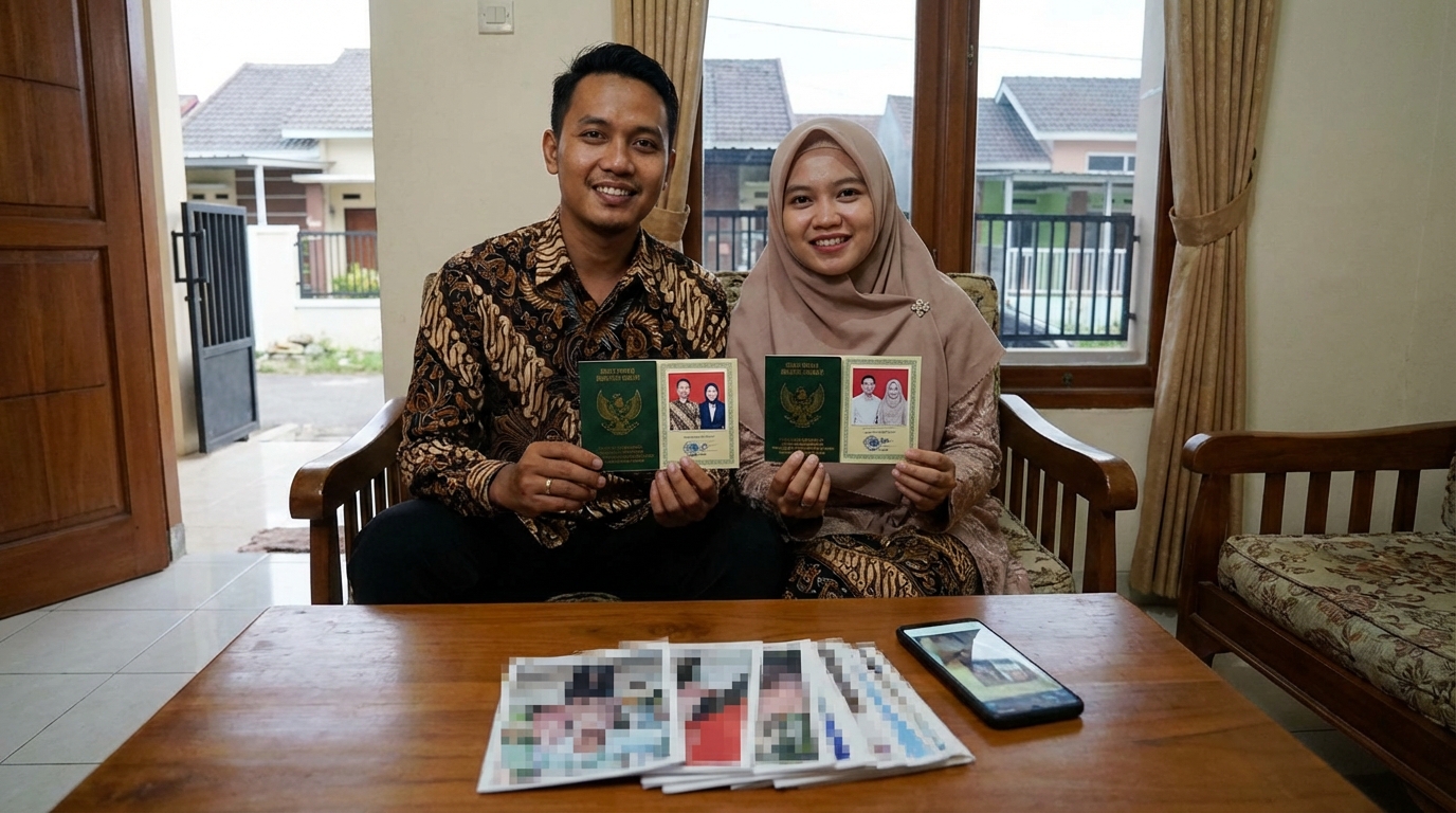Supporting image showing the final accepted-looking result described in "Kualitas Foto Pecah atau Resolusi Rendah".