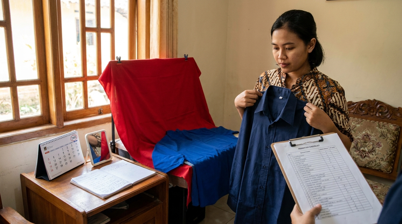Supporting image that visualizes the requirements, checklist, or technical standards from "Ketentuan Foto Jika Diperlukan Pembaruan".