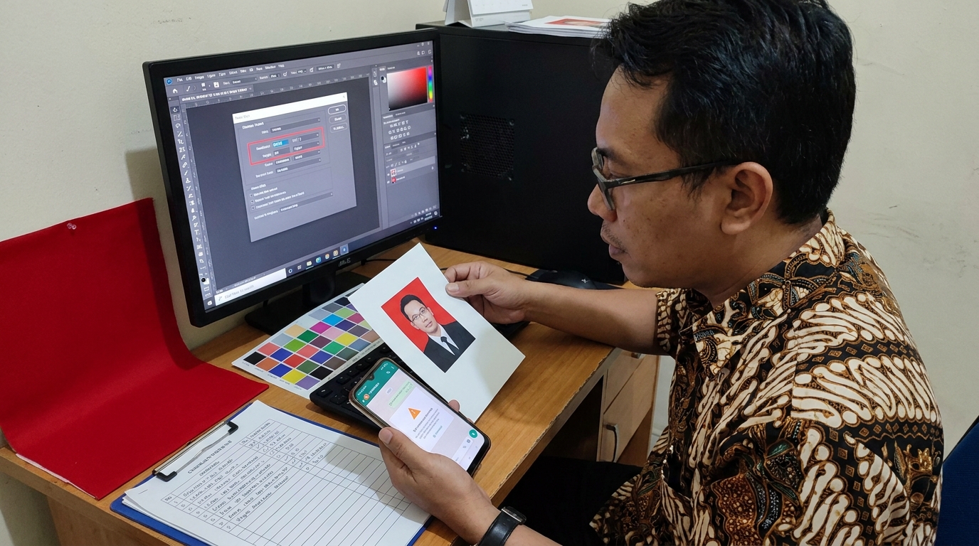 Supporting image that visualizes the requirements, checklist, or technical standards from "Menjaga Kualitas dari Digital ke Cetak".