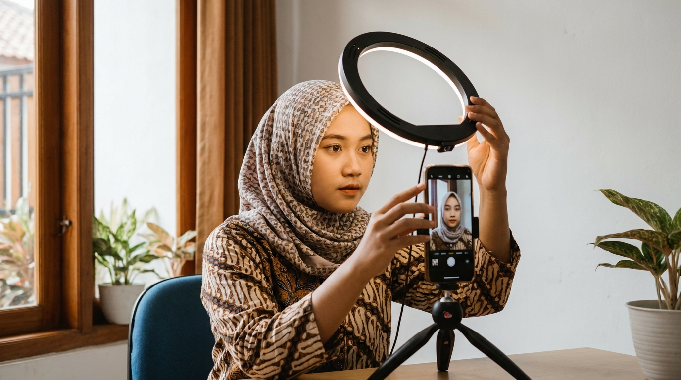 Panduan Praktis Menggunakan Ring Light HP untuk Pas Foto Profesional 2026