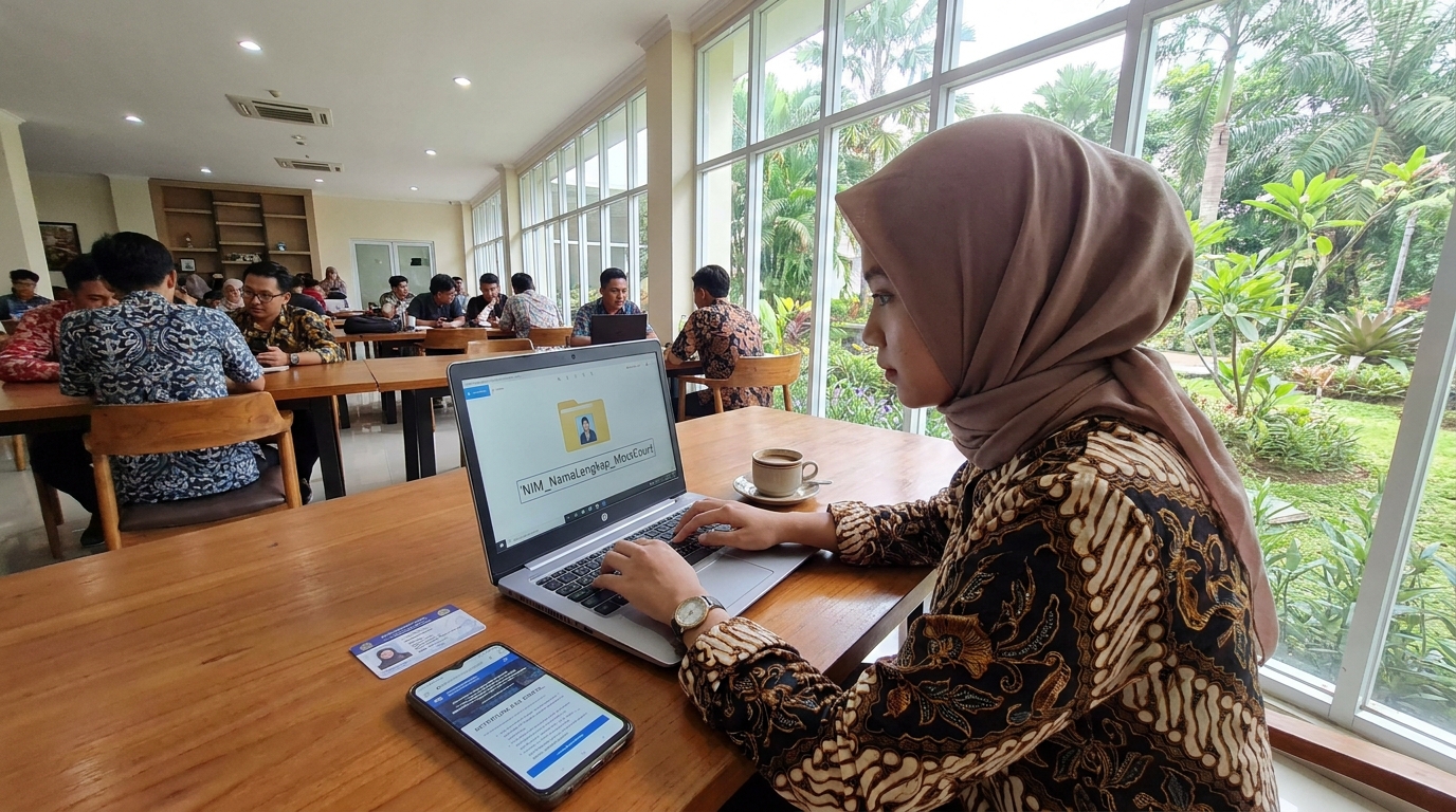 Hero image showing the broader real-world context for pas foto moot court, inspired by the section "Ketentuan File Digital untuk Pendaftaran Online".