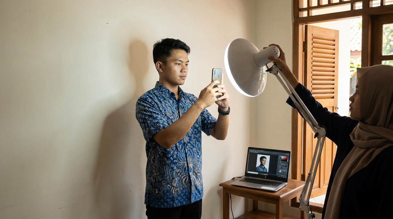 Supporting image showing the main action or workflow from "Persiapan Foto Dasar yang Memudahkan Editing".