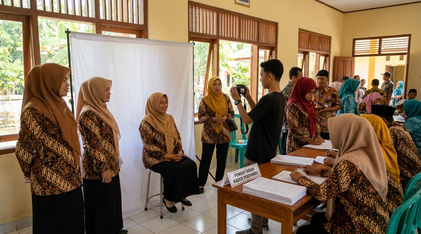 Panduan Lengkap Pas Foto Kader Posyandu 2026: Ukuran, Warna, dan Tips Formal