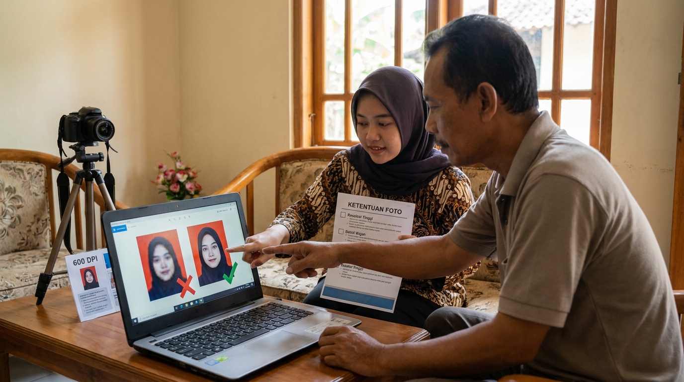 Supporting image that visualizes the requirements, checklist, or technical standards from "Ketajaman dan Resolusi Gambar".