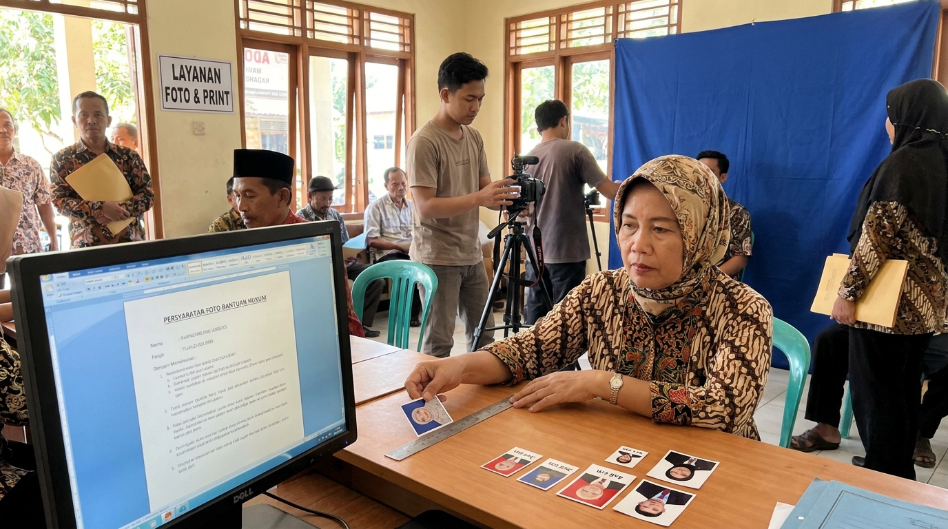 Membangun Kredibilitas Melalui Visual: Standar Pas Foto Pro Bono Hukum 2026