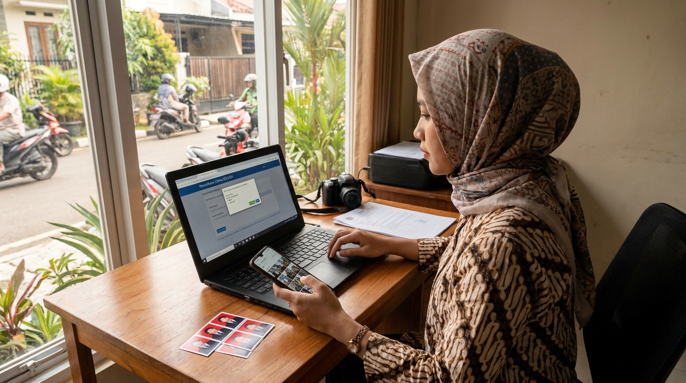 Hero image showing the broader real-world context for format JPG PNG PDF pas foto, inspired by the section "JPG: Standar Umum untuk Pendaftaran Online".