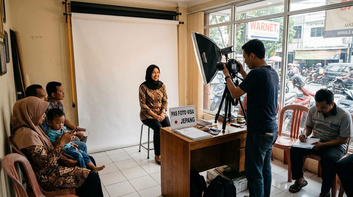 Panduan Lengkap Spesifikasi Pas Foto Visa Jepang 2026
