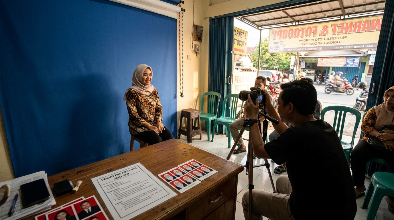 Hero image showing the broader real-world context for pas foto ahli gizi nutritionist.