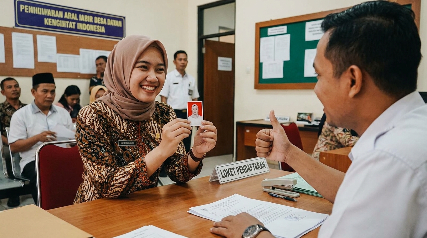 Supporting image showing the final accepted-looking result for pas foto ahli gizi nutritionist.