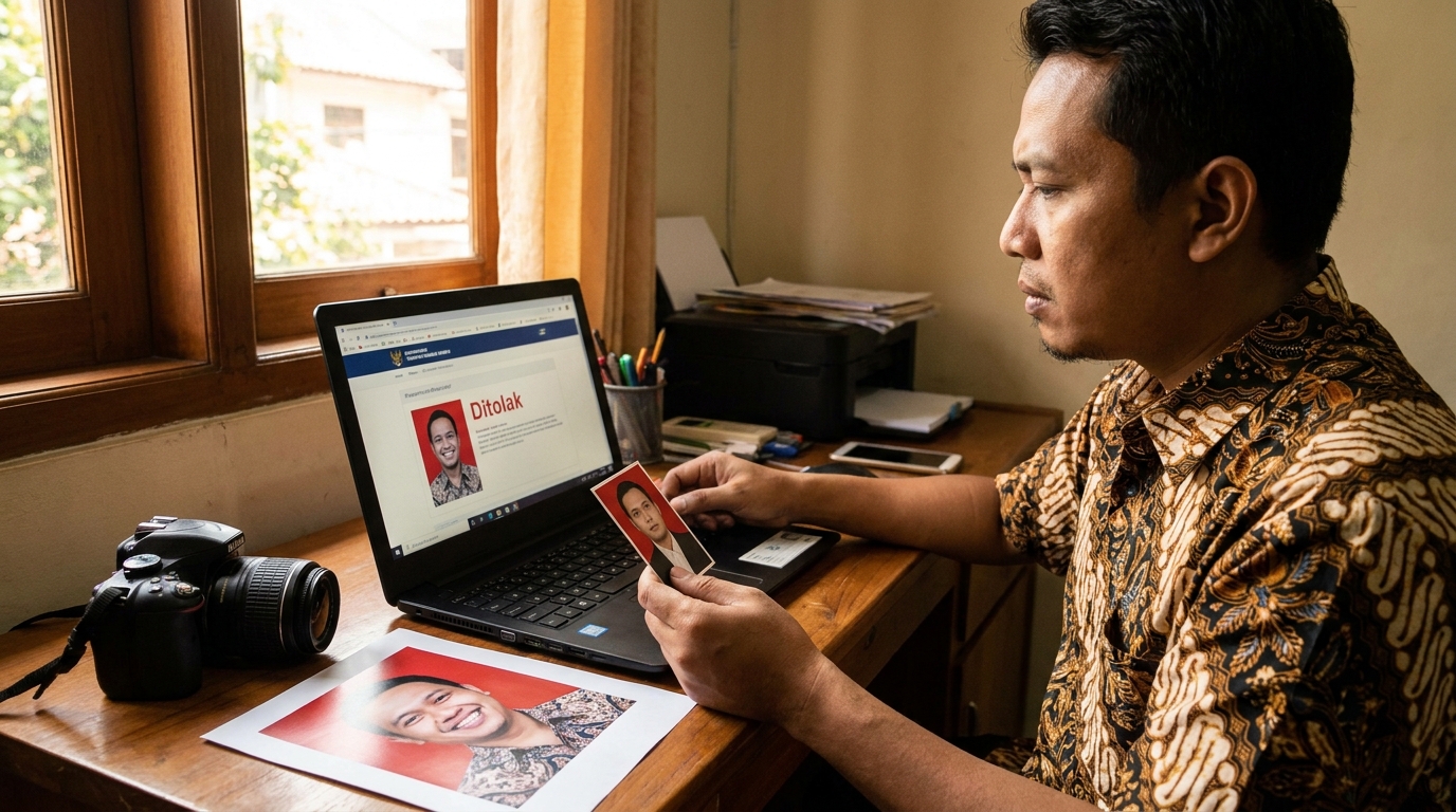 Supporting image showing the main action or workflow from "Mengapa Senyum Berlebihan Berisiko Ditolak".