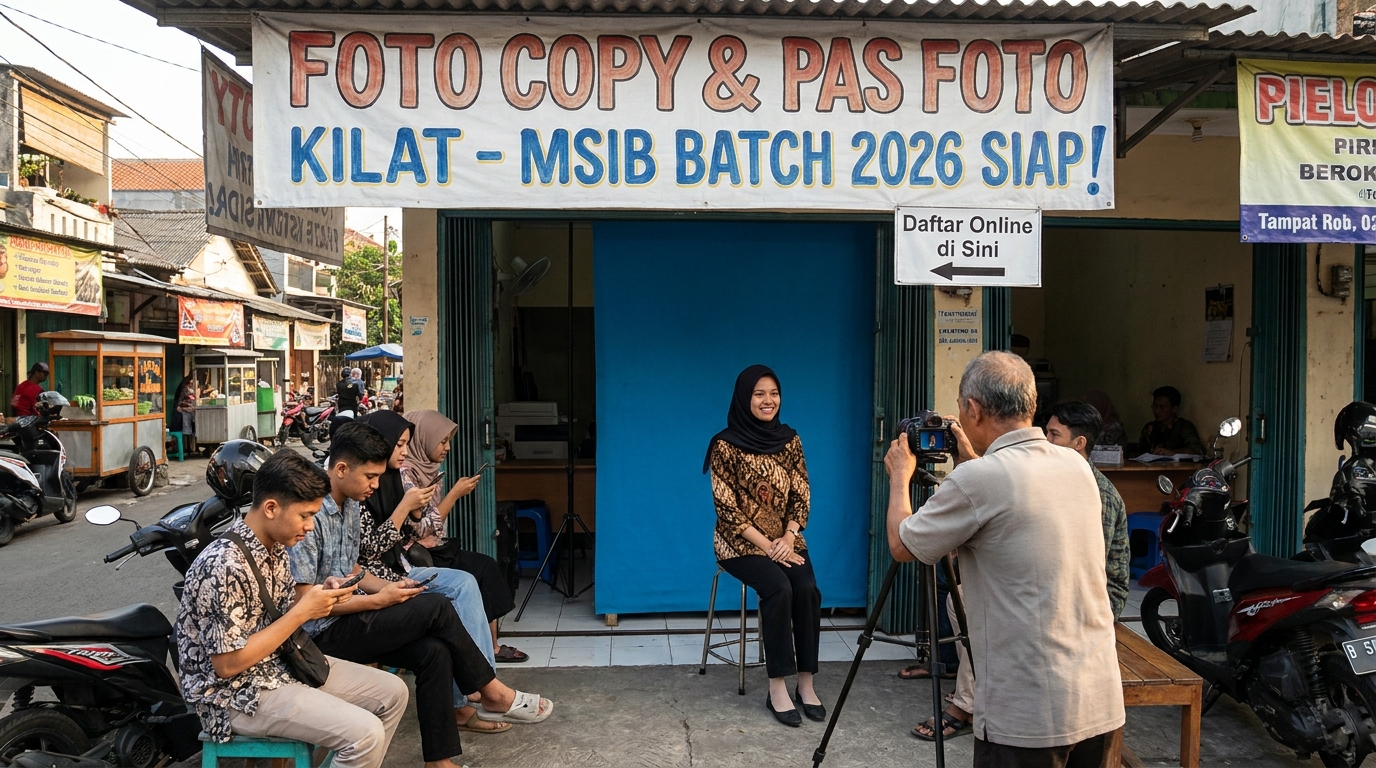 Hero image showing the broader real-world context for pas foto MSIB batch 2026.
