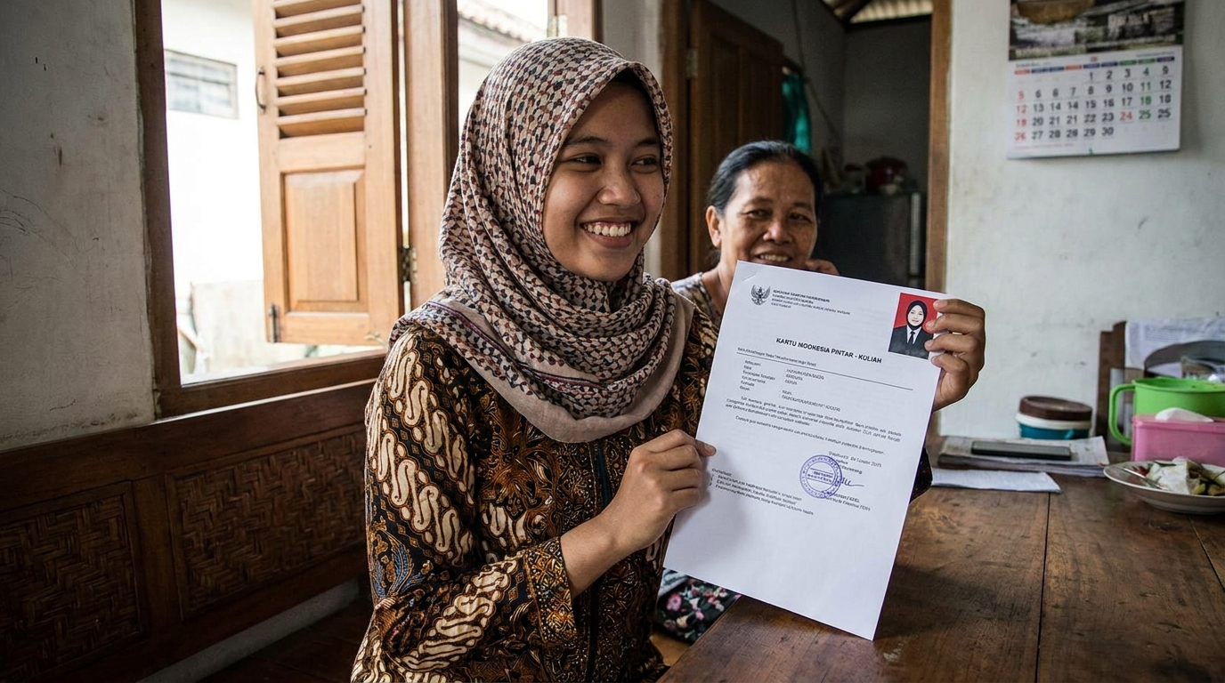 Supporting image showing the final accepted-looking result for pas foto program pintar KIP.