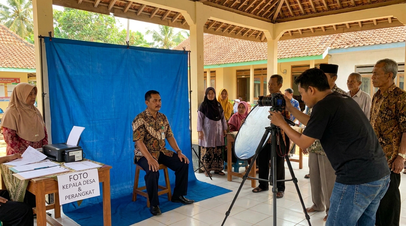 Hero image showing the broader real-world context for pas foto kepala desa perangkat.