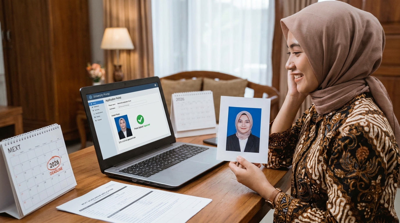 Supporting image showing the final accepted-looking result described in "Solusi Praktis dengan PasPoto".