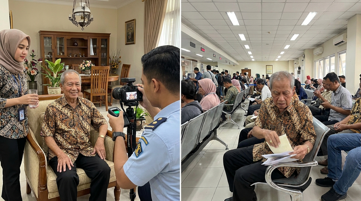 Supporting image showing a clear evaluation or comparison inspired by "Eazy Passport: Solusi Pengurusan di Rumah".