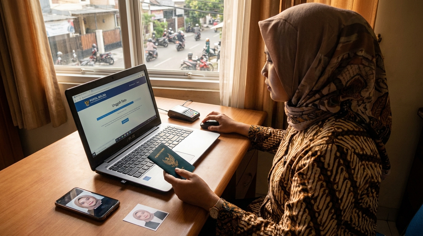 Panduan Lengkap Foto KITAS Online 2026: Syarat, Warna Background, dan Cara Unggah