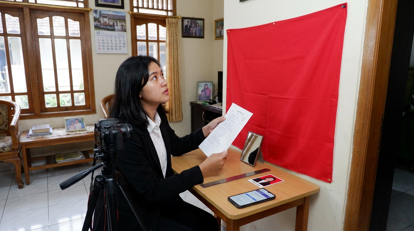 Supporting image that visualizes the requirements, checklist, or technical standards from "Ketentuan Latar Belakang dan Teknis Foto".