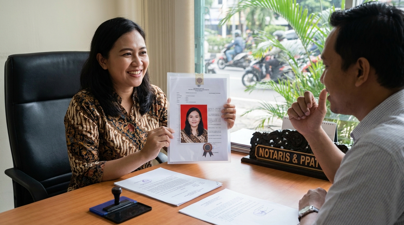 Supporting image showing the final accepted-looking result described in "Kesalahan Umum yang Harus Dihindari".