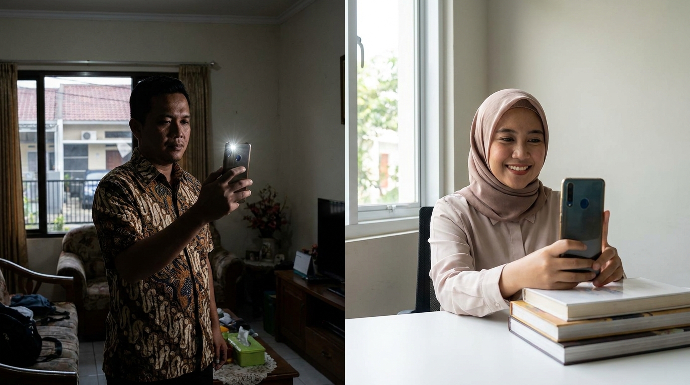 Supporting image showing a clear evaluation or comparison inspired by "Menyamakan Standar Foto untuk Tim Terdistribusi".