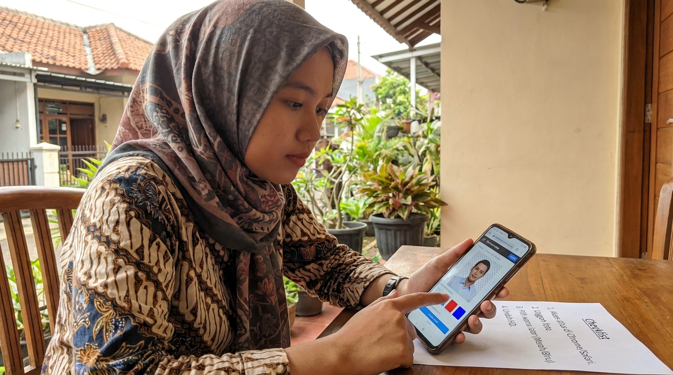 Supporting image that visualizes the requirements, checklist, or technical standards from "Cara Menggunakan Editor Background Online".