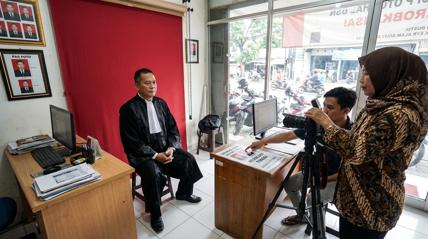 Panduan Standar Pas Foto KTA Advokat 2026: Syarat PERADI & KAI
