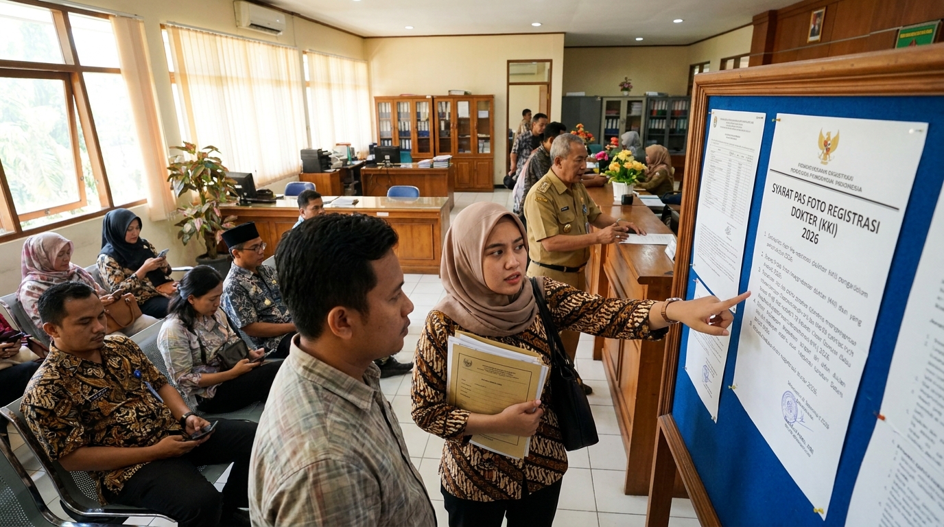 Panduan Lengkap Pas Foto KKI 2026: Standar Resmi untuk STR Dokter