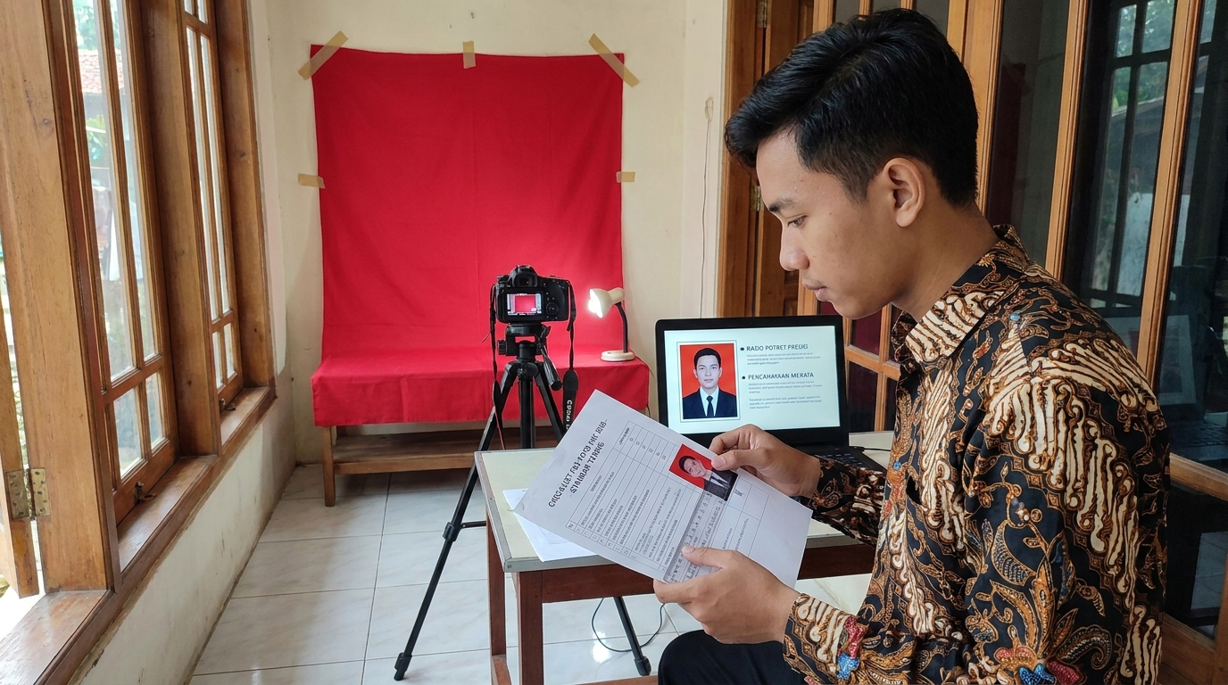 Supporting image that visualizes the requirements, checklist, or technical standards from "Standar Teknis: Lebih dari Sekadar Latar Belakang Merah".