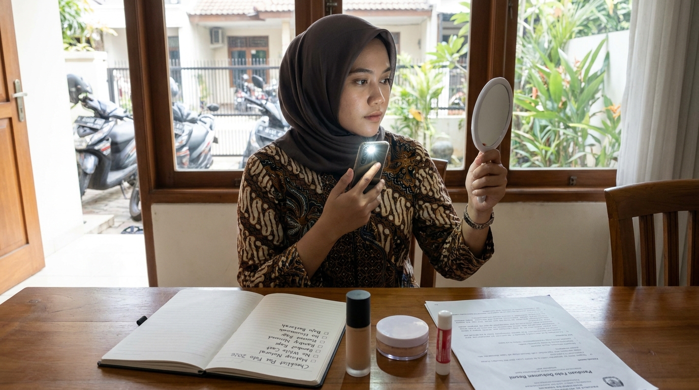Supporting image that visualizes the requirements, checklist, or technical standards from "Memastikan Kualitas Visual yang Konsisten".