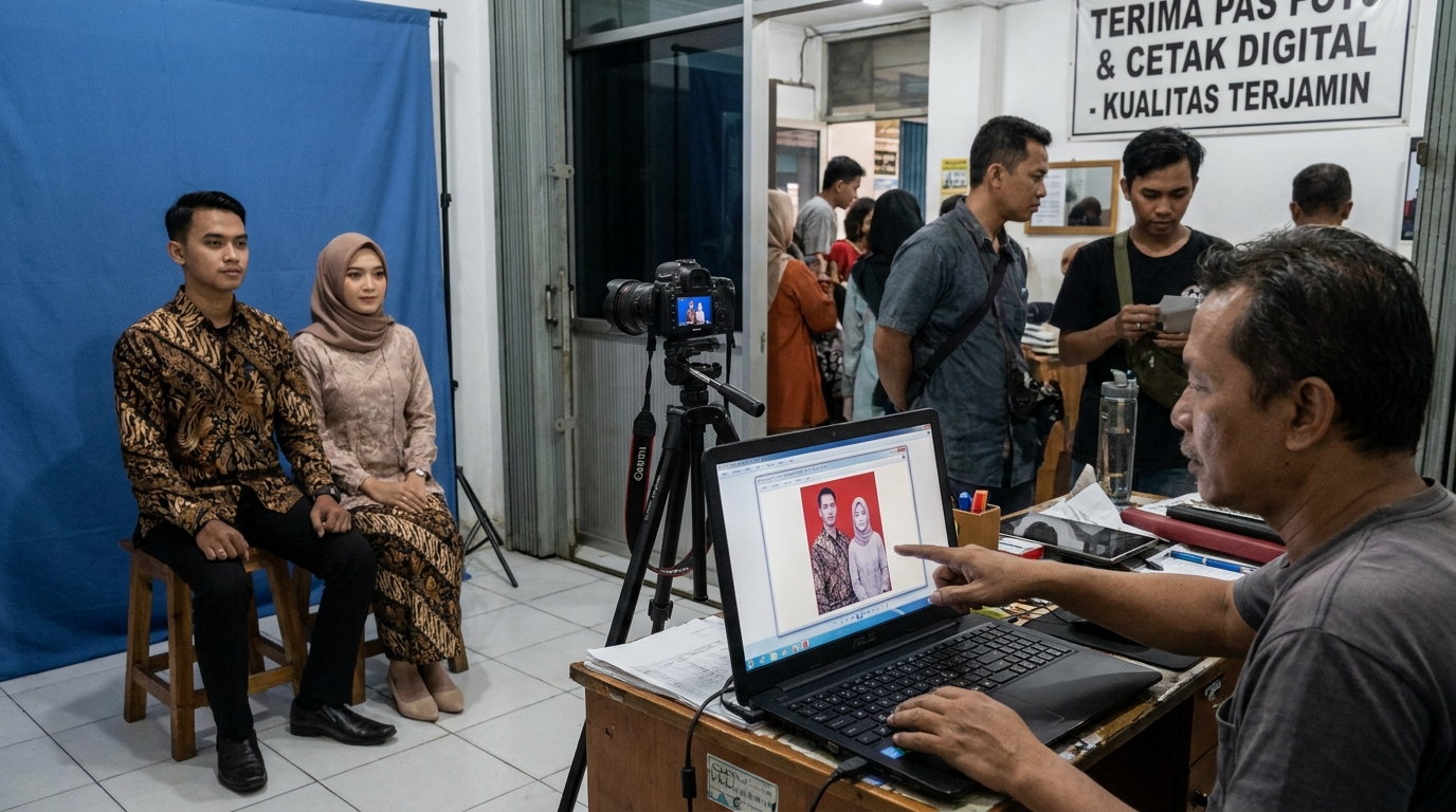 Pas Foto Buku Nikah: Cara Mengecek Petunjuk KUA atau Portal