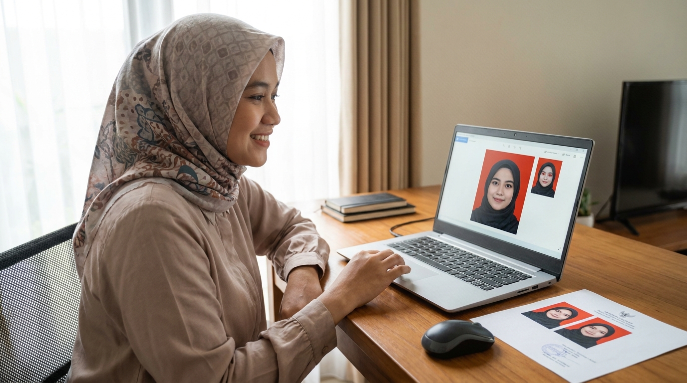 Supporting image showing the final accepted-looking result described in "Solusi AI untuk Hasil Lebih Presisi".