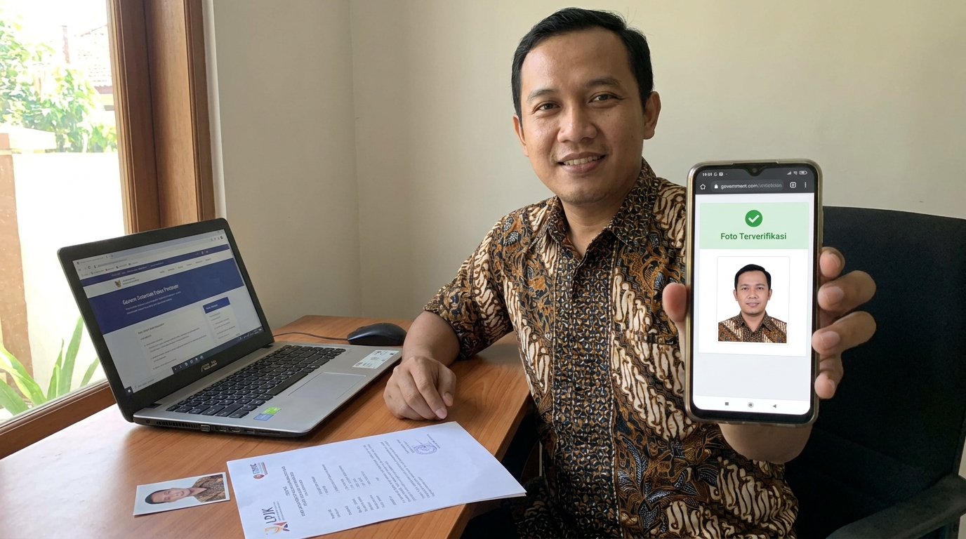 Supporting image showing the final accepted-looking result described in "Menghindari Penolakan Verifikasi Digital".