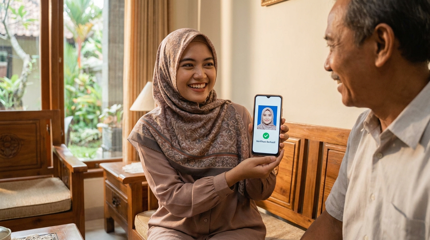 Supporting image showing the final accepted-looking result described in "Meningkatkan Keberhasilan Aktivasi dengan PasPoto".