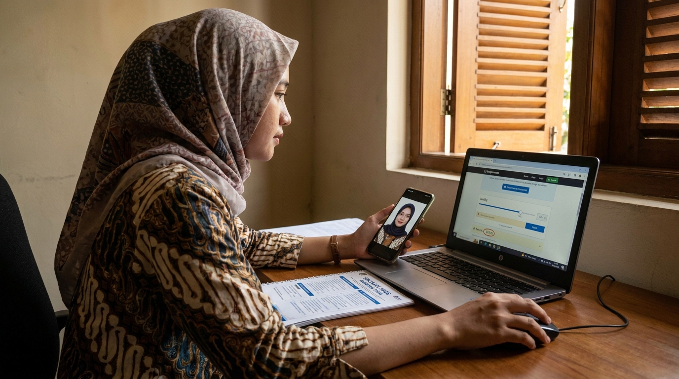 Cara Kompres Pas Foto 200KB untuk SSCASN 2026 Tanpa Blur