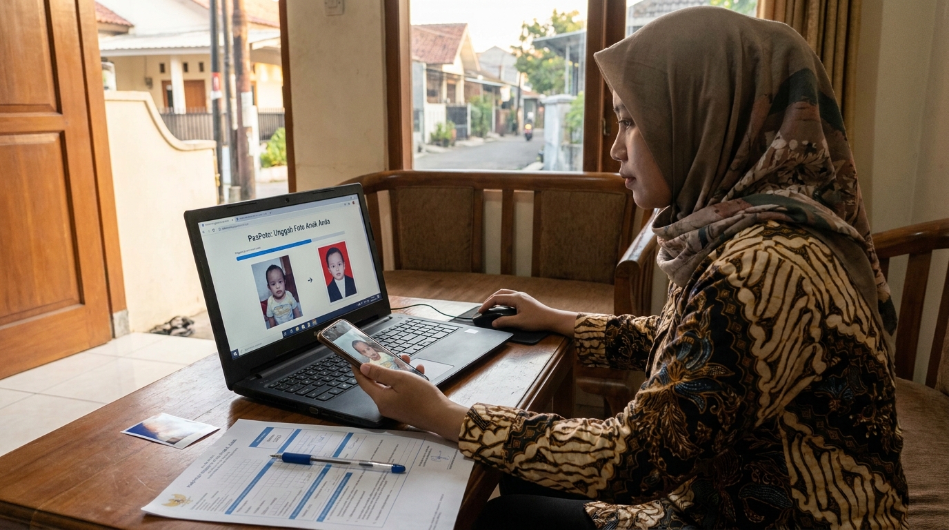 Seni Menangkap Momen Formal: Panduan Lengkap Pas Foto Paspor Anak 2026