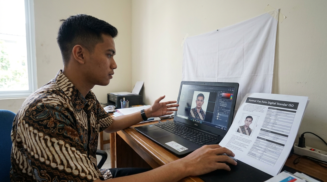 Panduan Lengkap Format Digital Pas Foto Standar ISO di Tahun 2026