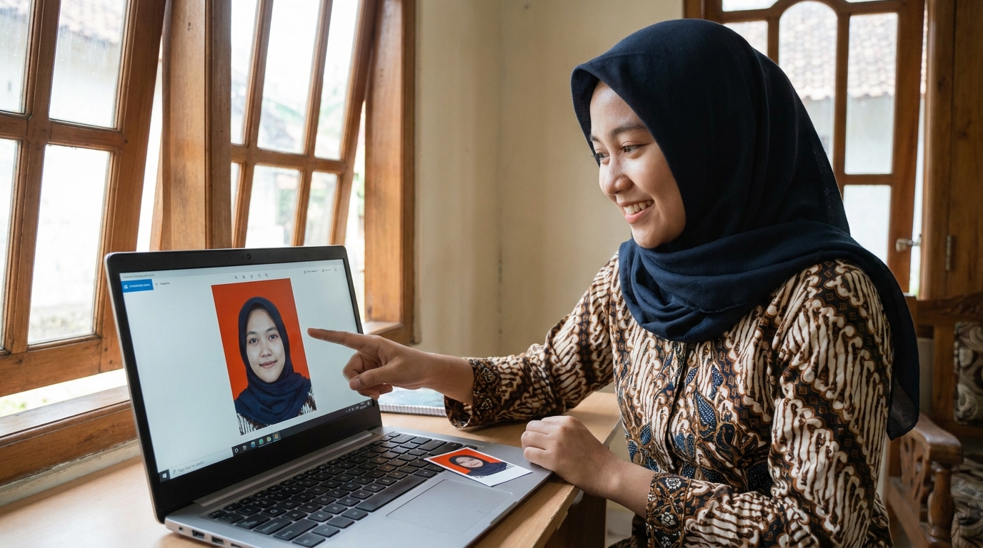 Supporting image showing the final accepted-looking result described in "Meredam Kilau Minyak Berlebih".