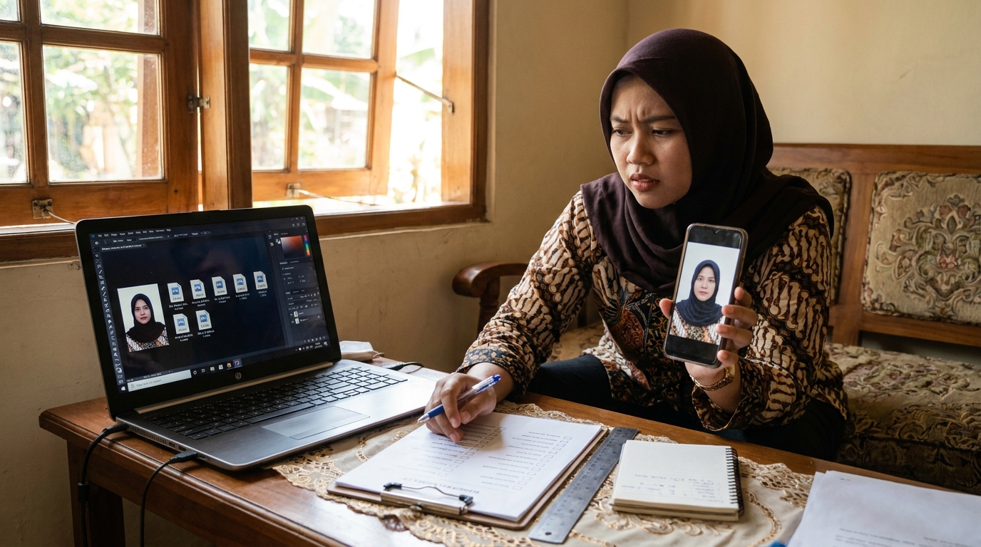 Supporting image that visualizes the requirements, checklist, or technical standards from "Verifikasi Akhir Standar Dokumen".