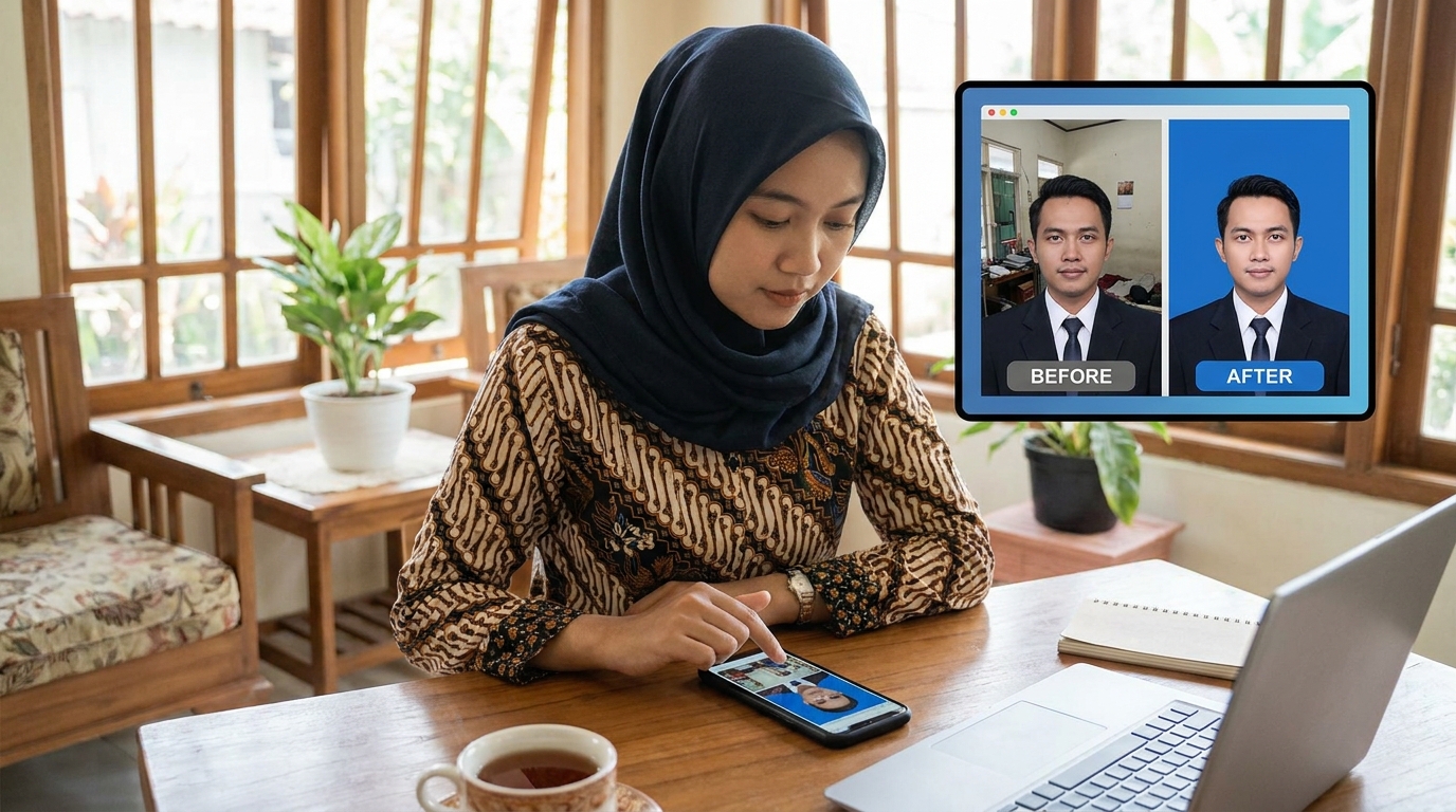 Cara Membuat Pas Foto Formal WhatsApp Profesional 2026: Panduan Praktis