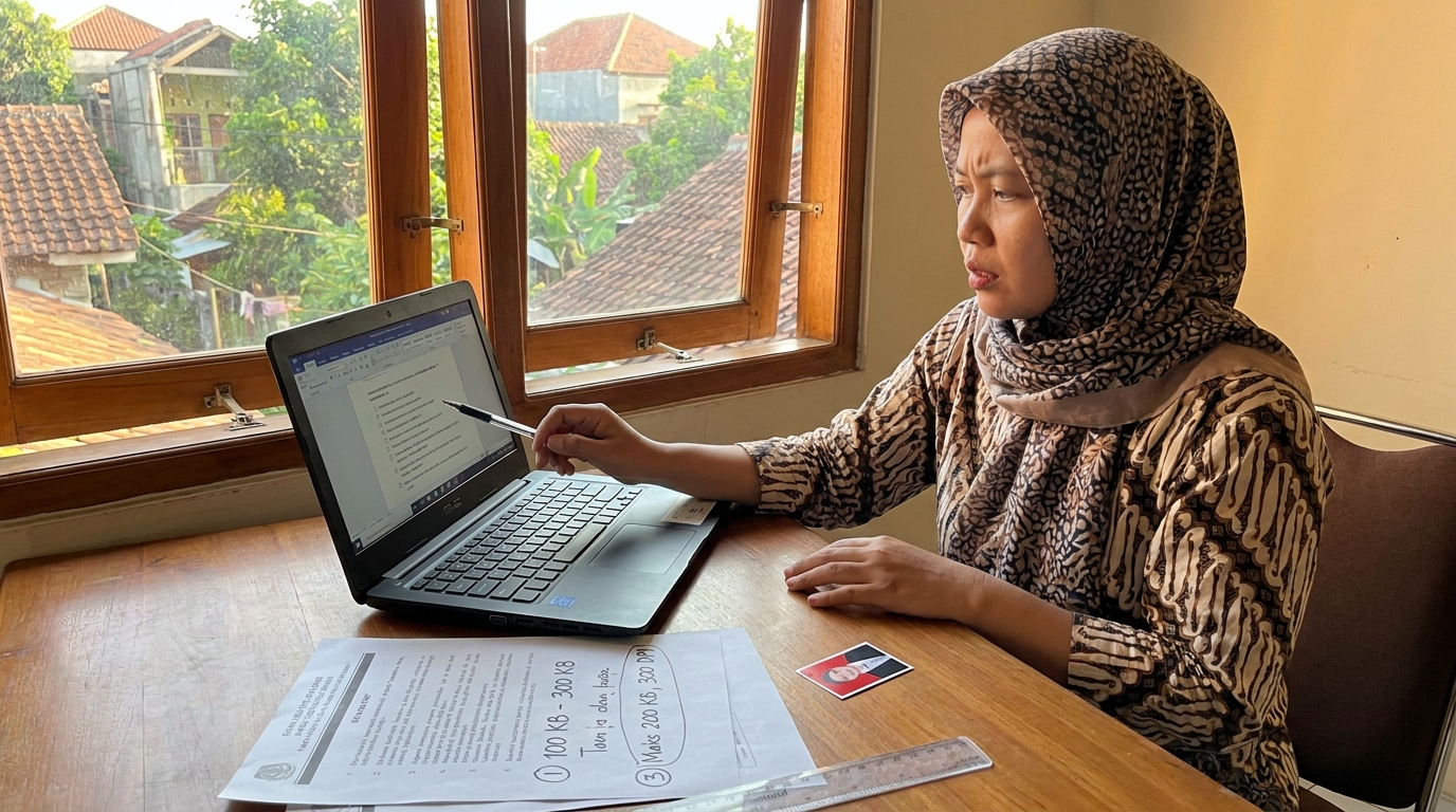 Supporting image that visualizes the requirements, checklist, or technical standards from "Memahami Batas Maksimal File di Portal Populer".