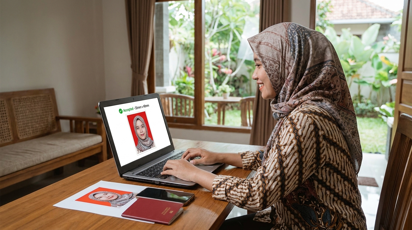Supporting image showing the final accepted-looking result described in "Memastikan Akurasi Sebelum Pengajuan".