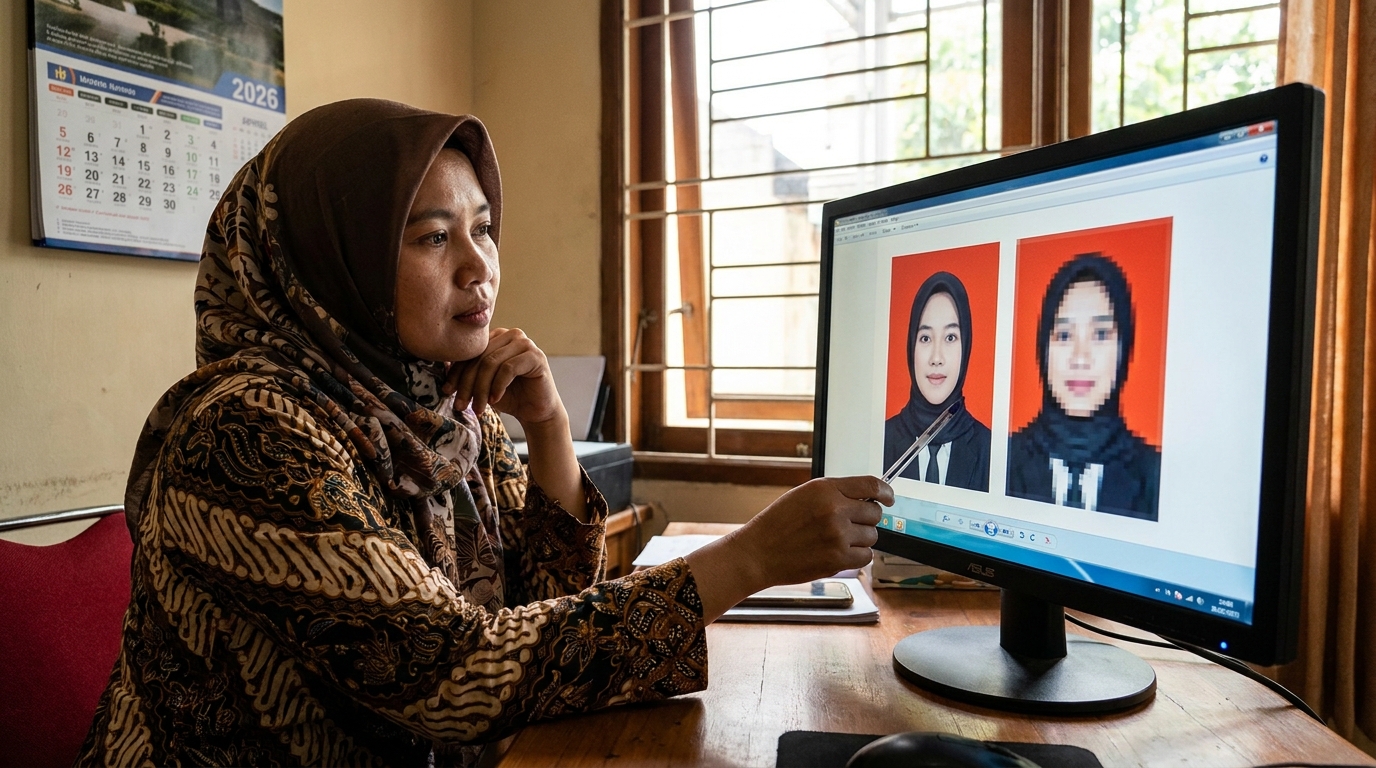 Supporting image showing a clear evaluation or comparison for ukuran pixel pas foto 2026.