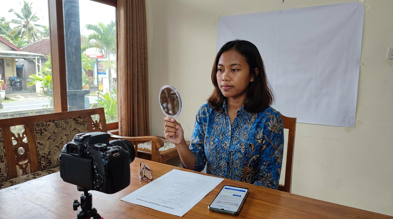 Supporting image that visualizes the requirements, checklist, or technical standards from "Checklist Persyaratan Visual".
