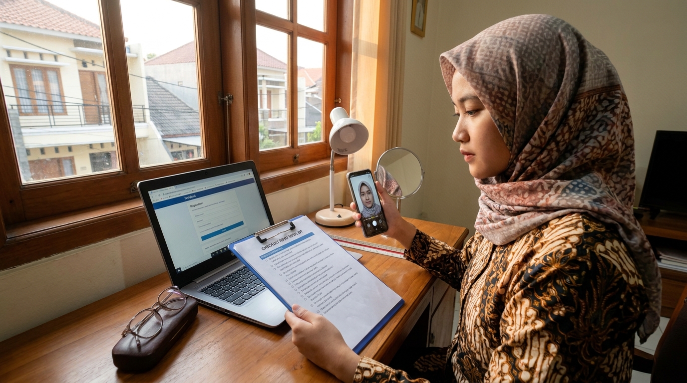 Supporting image that visualizes the requirements, checklist, or technical standards from "Checklist Persyaratan Teknis Foto".