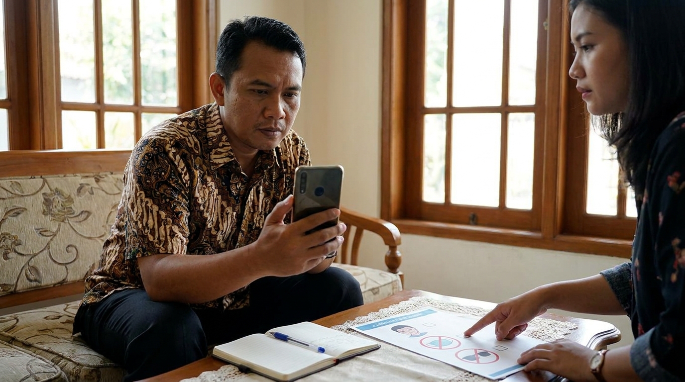 Supporting image that visualizes the requirements, checklist, or technical standards from "Kriteria Foto Agar Langsung Terdeteksi Gate".