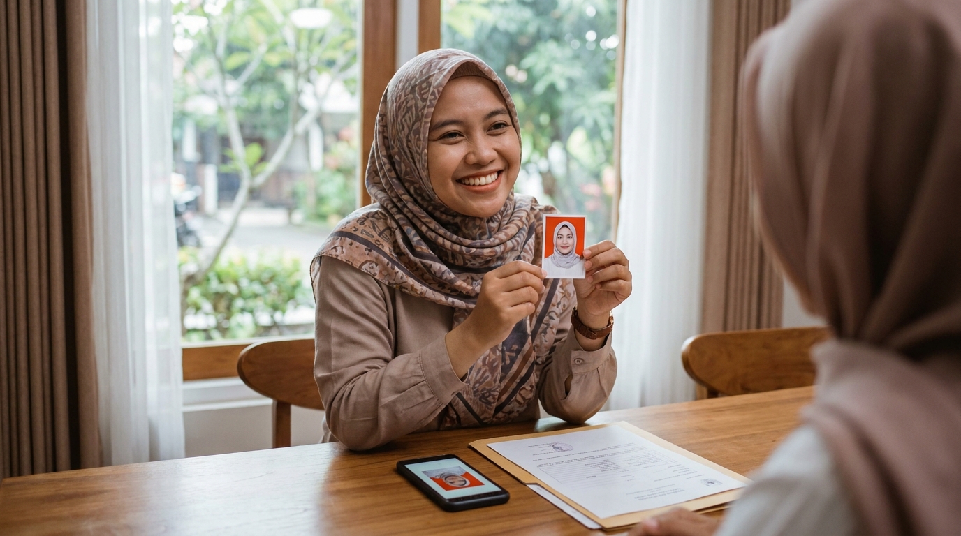 Supporting image showing the final accepted-looking result described in "Memastikan Hasil Akhir yang Memenuhi Syarat".