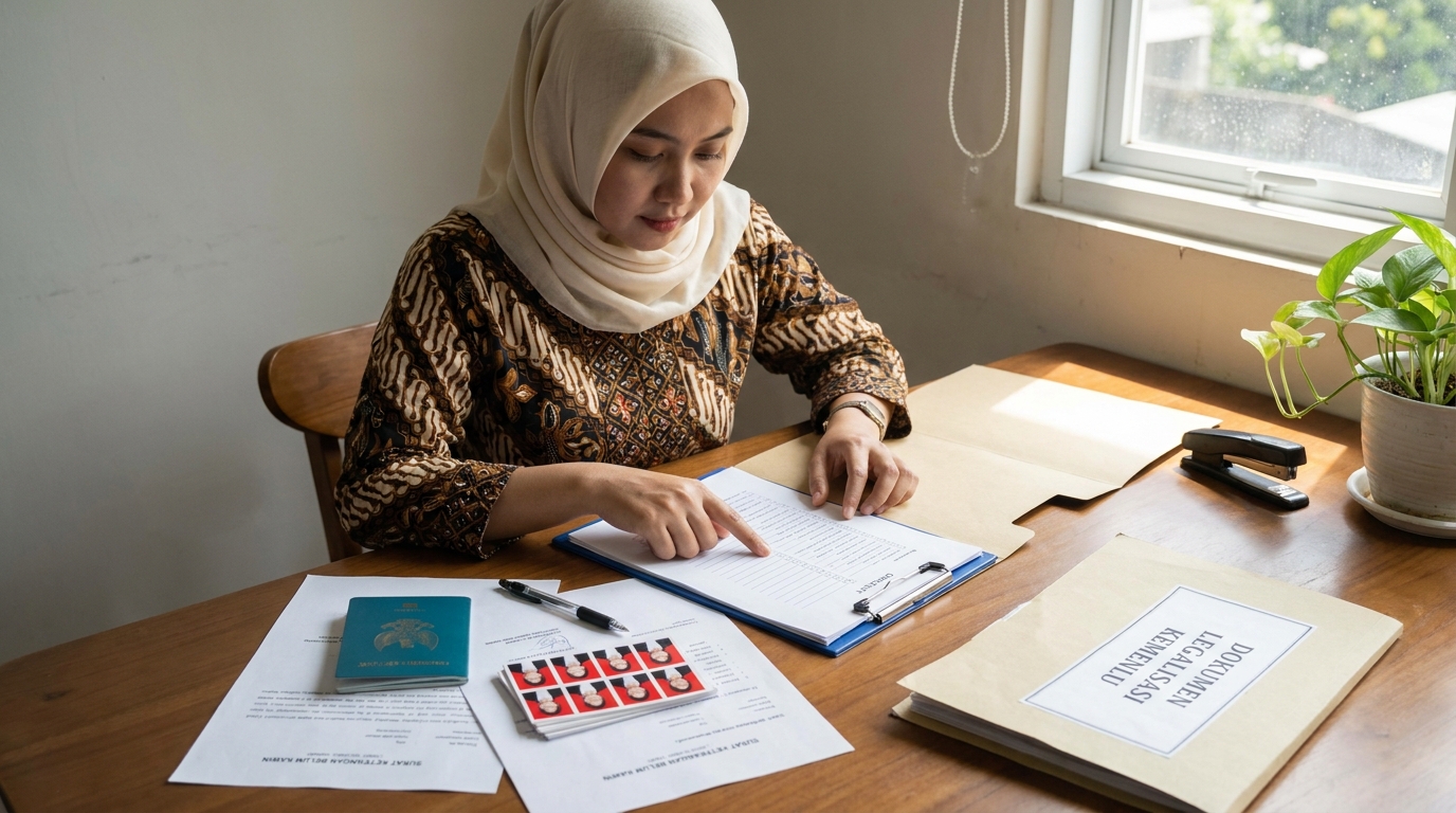 Supporting image that visualizes the requirements, checklist, or technical standards from "Urgensi Legalisasi Kemenlu dalam Pernikahan Internasional".